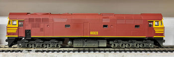 80 class 8003 IR - Small weathering - Kadee Couplers - DC Locomotive - Pre Owned - Austrains Models.