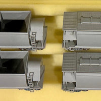 NHHF  x 2 & NGHF x 2 NSWGR (PTC-SRA) COAL and WHEAT Wagons AR KITS Built but not painted or coded, sell as one lot of four wagons, requires no parts but only couplers to complete. AR KITS Code sheet included.
