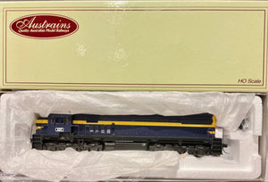 X Class X37 Vic Railways Blue livery LOCOMOTIVE original new AUSTRAINS WITH ALL WHEEL PICK UP AND ALL WHEEL DRIVE Chassis -
