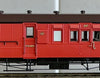 HCX01- HCX1187 Composite Passenger, Brake Van - Mansard Roof, Indian Red, No Lining, Dark Grey Mansard Roof - Casula Hobbies Model Railways. *