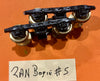 2AN NSWGR Passenger car Bogies with metal wheels one pair, stock Sale HO #5