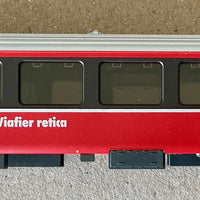 BEMO 3282 107 pass-car RhB pass car HOe 9mm Narrow gauge  (PRE-OWNED) HOe 9mm