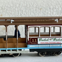 Tram BACHMANN HO (DC Powered) San Francisco Cable Car UN-USED 2nd Hand