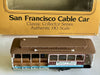 Tram BACHMANN HO (DC Powered) San Francisco Cable Car UN-USED 2nd Hand