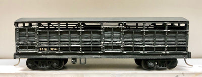 BCW 1034 Protype  NSWR CATTLE WAGON WEATHERED H0 white metal 2nd Hand - BCW 1034 Protype Models