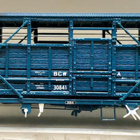BCW 30841 Eureka NSWR CATTLE WAGON WEATHERED H0 2nd Hand - BCW 30841 Eureka Models