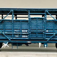 BCW 30846 Eureka NSWR CATTLE WAGON WEATHERED H0 2nd Hand - BCW 30846 Eureka Models