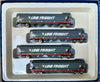 VHRX/VHRF Rice Hopper V/Line Freight/Sunrice County - Pk VGH-7 AM10050 - Per-owened Pk AUSCISION MODELS 4 CAR PACK