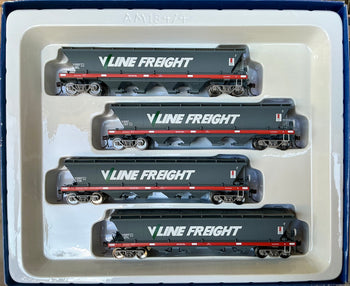 VHRX/VHRF Rice Hopper V/Line Freight/Sunrice County - Pk VGH-7 AM10050 - Per-owened Pk AUSCISION MODELS 4 CAR PACK