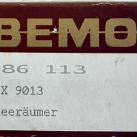 BEMO Narrow gauge 2286 113 of the RhB x 9013 Snowplough Track Cleaner DUMMY UNIT - (PRE-OWNED) HOe 9mm