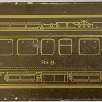 BEMO 1065-2  Narrow gauge   (RhB) ABe 4/4 electric railcar, number 502 (PRE-OWNED) HOe 9mm