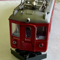 BEMO 1065-2  Narrow gauge   (RhB) ABe 4/4 electric railcar, number 502 (PRE-OWNED) HOe 9mm