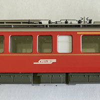 BEMO 1065-2  Narrow gauge   (RhB) ABe 4/4 electric railcar, number 502 (PRE-OWNED) HOe 9mm