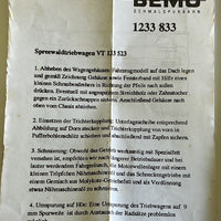 BEMO  1233 833 VT 133 523 HOe 9mm  Narrow gauge  (PRE-OWNED) HOe 9mm