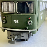 BEMO 1254-6 Electric Locomotive Ge 6/6 RhB 702 DISENTIS/MUSTER  Narrow gauge  (PRE-OWNED) HOm 12mm