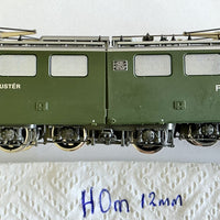BEMO 1254-6 Electric Locomotive Ge 6/6 RhB 702 DISENTIS/MUSTER  Narrow gauge  (PRE-OWNED) HOm 12mm