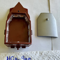 BEMO Narrow gauge 2286 113 of the RhB x 9013 Snowplough Track Cleaner DUMMY UNIT - (PRE-OWNED) HOe 9mm