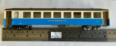 BEMO 3090 HOe 9mm Narrow gauge MOO Schmalspur Bahn M 1:87 First Class Coach Passenger Car (PRE-OWNED) HOe 9mm