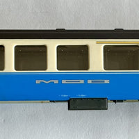 BEMO 3091 HOe 9mm Narrow gauge MOO Schmalspur Bahn M 1:87 First Class Coach Passenger Car (PRE-OWNED) HOe 9mm