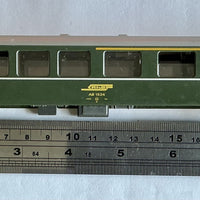 BEMO 3251 RhB pass car HOm 12mm Narrow gauge  Coach Passenger Car (PRE-OWNED) HOm 12mm