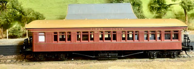 BJ 1st Class Passenger Car with metal wheels + Kadee Couplers - NSWGR - Austrains Models -  2nd hand