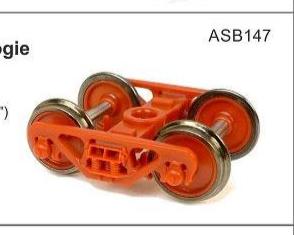 147 VR, Silver Spring Bogie HO DISC WHEELS SDS Models: ASB147