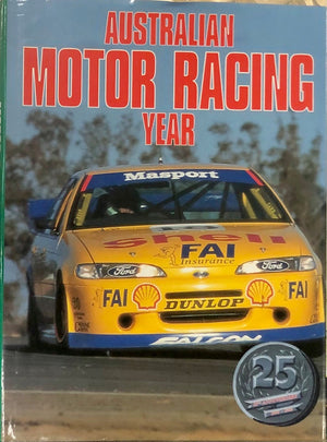 AUSTRALIAN MOTOR RACING YEAR 1995 25th ANNIVERSARY 1970-1995 -  2nd hand Books