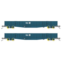 Buckambool Models 'N scale' -  CDY 01/13 - Open Wagon 2 pack – PTC Blue with NSWPTC Logo