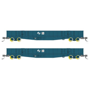 Buckambool Models 'N scale' - CDY 16/82 - Open Wagon 2 pack – PTC Blue with White L7