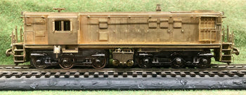 48 class-: Bergs Brass Models: 1st Run of the NSWGR Diesel Locomotives un-painted good condition runs well. (Copy)