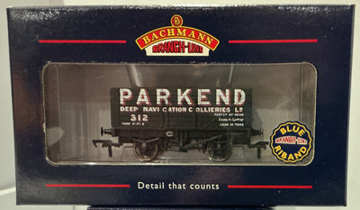 7 PLANK WAGON PARKEND COLLIERIES LTD #37-101 - BACHMANN BRANCH LINE PRE-OWNED