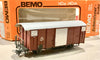 BEMO H0e 9mm #2050 RhB Gb 5041 Gedeckter Guterwagon of the RhB Railway Narrow gauge (PRE-OWNED) HOe 9mm