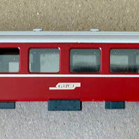 BEMO 3253 127 pass-car RhB pass car HOe 9mm Narrow gauge  (PRE-OWNED) HOe 9mm