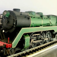 C3830 NSWGR 4-6-2 PACIFIC Steam Locomotive Painted Green Light Weathered, motor replaced, DC HO Model Dockyard Brass Model - 2ND HAND BRASS MODELS