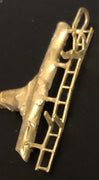 3840 - C38 Class NSWGR Locomotive Tender Rear Ladder  Ozzy Brass