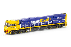 C44-46s -SOUND DCC - 9211  PACIFIC NATIONAL Blue-Yellow -  NEW UGL C44ACI DIESEL AUSCISION LOCOMOTIVE