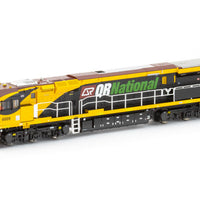 C44-49 -DC - QR NATIONAL 6009 Yellow-Black DC Model NEW AUSCISION LOCOMOTIVE