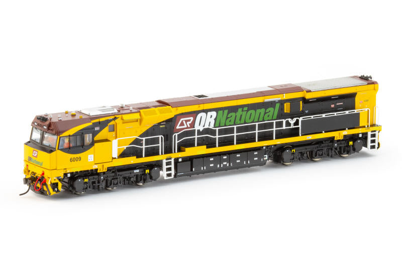 C44-49 -DC - QR NATIONAL 6009 Yellow-Black DC Model NEW AUSCISION LOCOMOTIVE