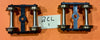 2CL NSWGR Bogies with K&M RP25 metal wheels one pair, Pre-used models stock Sale HO #1