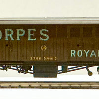 GWR Bogie Parcel Van PALETHORPES ROYAL CAMBRIDGE  - PLEASE NOTE: “fitted with Hornby DUBLO Couplers” see photos.- LIMA RAILWAYS OO Scale Item No 305352