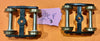 2CF NSWGR Bogies with K&M RP25 metal wheels one pair, stock Sale HO #3