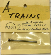 2.5mm Arbour to suit cutting disc.  "A TRAINS"