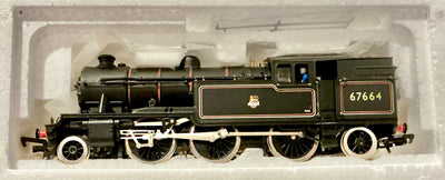 V1 Locomotive No67664 B.R. BLACK ( Hopper Type Bunker).- BACHMANN RAILWAYS OO Scale Item No31-602