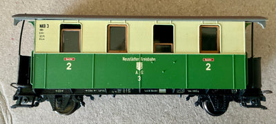 BEMO 3103 pass-car HOe 9mm Narrow gauge  Coach Passenger Car (PRE-OWNED) HOe 9mm