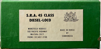 45 Class SAMHONGSA-MANSFIELD BRASS MODEL UN-PAINTED mint condition, test run only. NSWR LOCOMOTIVE.