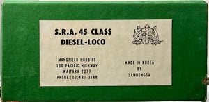 45 Class SAMHONGSA-MANSFIELD BRASS MODEL UN-PAINTED mint condition, test run only. NSWR LOCOMOTIVE.