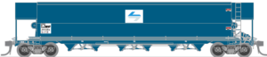 CHS COAL HOPPERS PACK 11 NHVF IDR Models NHVF 1990’s Faded PTC Blue with Faded L7 logo  Wagon Numbers; ; Wagon Numbers; 35192, 35226, 35265, 35273 Bogie coal Wagon HO NSWGR