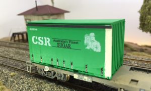 IFM 55-InFront Models HO - CSR Sugar 20ft Tautliner container kit