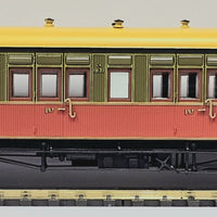 NEW IN STOCK CX02 - CX1631 Mansard Roof, Tuscan Red and Russet, full Lining, Ochre Elliiptical Roof - Casula Hobbies Model Railways