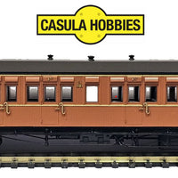 NOW IN STOCK- CX03 - CX1181 NSWGR Passenger Carriage - Mansard Roof, Indian Red, with Single Line, Dark Grey Mansard Roof - Casula Hobbies Model Railways